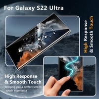 Sada tvrdených skiel na displej + ochranných fólií na fotoaparát WILLONE pre Samsung Galaxy S22 Ultra 5G (2+2 ks), kompatibilné s odtlačkom prsta, tvrdosť 9H, HD čírosť 6