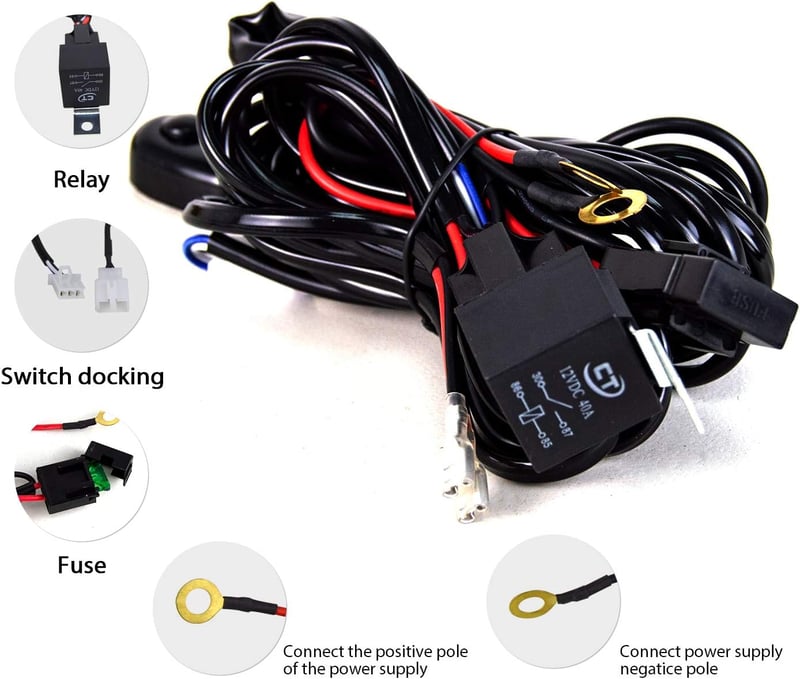 Willpower 107cm 540W LED munkalámpa görbült + 2db 4" LED fényszóró 12V/24V