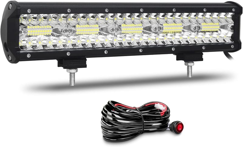 Willpower 15 Inch 300W LED Munkalámpa 12V 24V Vízálló Offroad Traktor Fényszóró