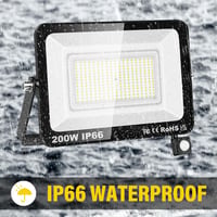 Willpower 200W 20000 lm LED reflektor mozgásérzékelővel, 6000K hideg fehér, IP66 vízálló 4
