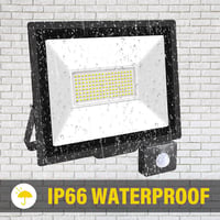 Willpower 2x100W 10000 lm LED reflektor mozgásérzékelővel, 6000K hideg fehér, IP66 vízálló - 100W, 6000k Cool White 4