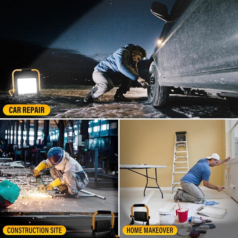 Willpower 30W 3000 lm LED munkalámpa IP66 vízálló reflektor szerelőlámpa - 30.0 Watt