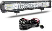 Willpower 38 cm 216 W LED munkalámpa 12V/24V autóhoz traktorhoz 1
