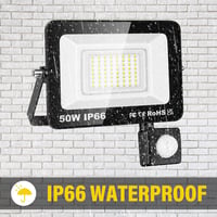 Willpower 50W 5000 lm LED reflektor mozgásérzékelővel, IP66 vízálló, 6000K hideg fehér - 50W, 6000k Cool White 4