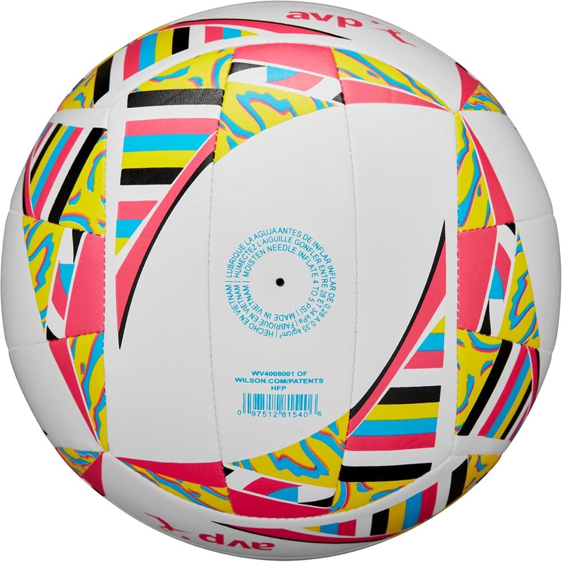 Wilson AVP Movement röplabda - Official, White / Pink / Yellow
