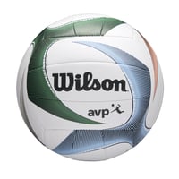 Volejbalová lopta Wilson AVP PX - biela/modrá/zelená - oficiálna veľkosť 1