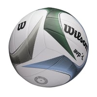 Volejbalová lopta Wilson AVP PX - biela/modrá/zelená - oficiálna veľkosť 6