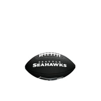 Wilson Mini NFL americká futbalová lopta – čierna, prevedenie s jemným povrchom, juniorská veľkosť 1