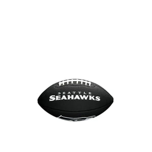 Wilson Mini NFL lopta za američki nogomet - crna, mekani dodir, juniorska veličina