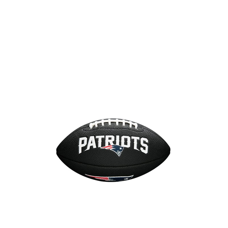 Wilson Mini americká futbalová lopta NFL Team Soft Touch – čierna, New England Patriots