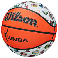Basketbalová lopta Wilson NBA All Team – Unisex veľkosť pre dospelých, oficiálna basketbalová lopta s logom tímov NBA na rekreačné aj súťažné účely 6