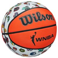 Basketbalová lopta Wilson NBA All Team – Unisex veľkosť pre dospelých, oficiálna basketbalová lopta s logom tímov NBA na rekreačné aj súťažné účely 5