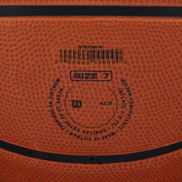Vonkajšia basketbalová lopta Wilson NBA Authentic Series, veľkosť 7, guma Tackskin, hnedá 10