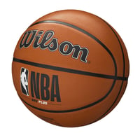 Vonkajšia basketbalová lopta Wilson NBA DRV Plus - veľkosť 6, hnedá, gumená, na vonkajšie ihrisko 4