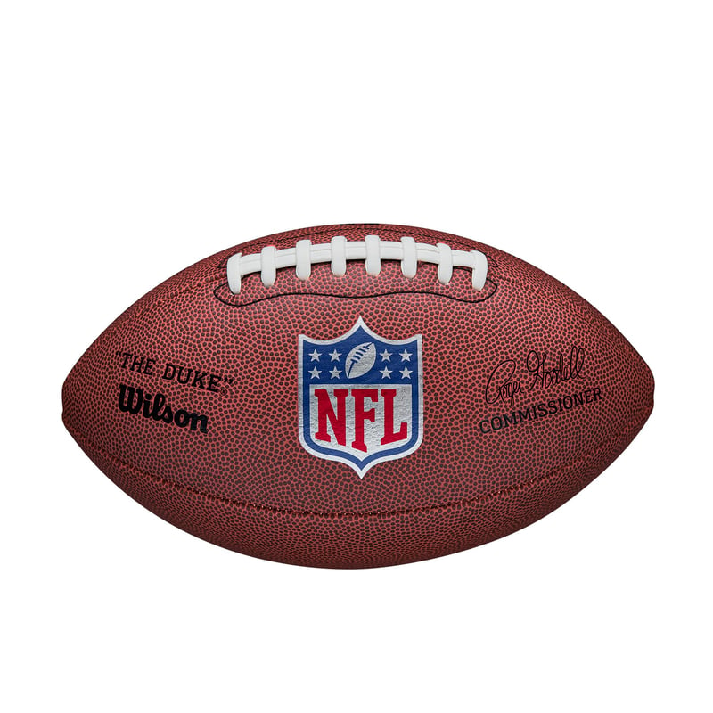Wilson NFL Duke Replica Lopta na americký futbal – oficiálna veľkosť, hnedá, syntetická koža, WTF1825XBBRS