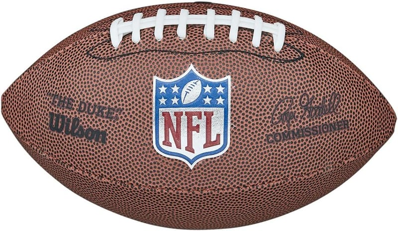 Wilson NFL Mini Composite Focilabda Barna - Brown