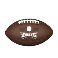 Futbalová lopta Wilson NFL Philadelphia Eagles - oficiálna veľkosť, PVC, hnedá - na rekreačné a zberateľské účely, WTF1748XBPH 2