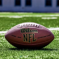 Americká futbalová lopta Wilson NFL Super Grip – hnedá, oficiálna veľkosť – pre dospelých 5