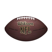 Americká futbalová lopta Wilson NFL Super Grip – hnedá, oficiálna veľkosť – pre dospelých 1