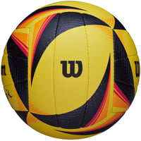 Plážový volejbal Wilson OPTX AVP Game Ball – Oficiálna veľkosť, žlto-čierna, WTH00020XB súťažná volejbalová lopta 4
