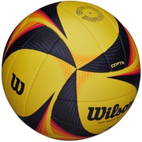 Plážový volejbal Wilson OPTX AVP Game Ball – Oficiálna veľkosť, žlto-čierna, WTH00020XB súťažná volejbalová lopta 5