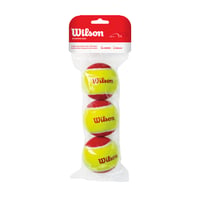 Tenisové loptičky Wilson Starter Red - žltá/červená - 3 ks 1