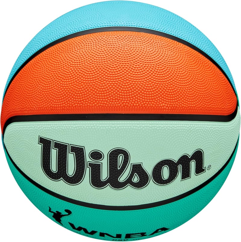 Wilson WNBA DRV kosárlabda 6-os méret narancssárga-türkiz, mély barázdákkal