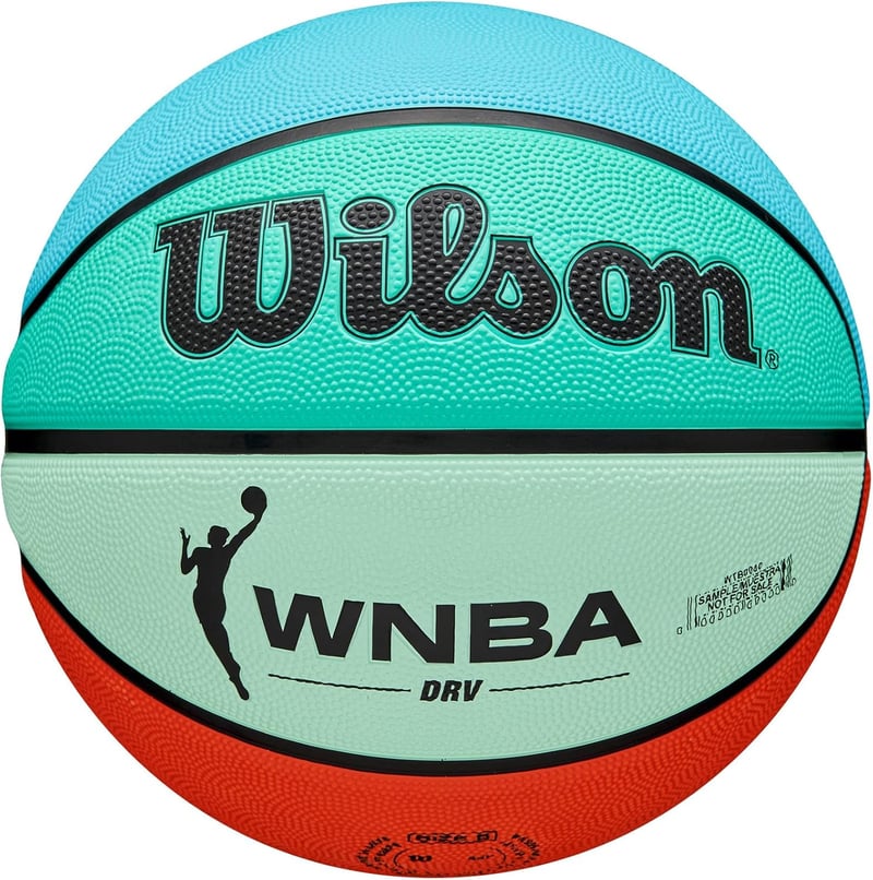 Wilson WNBA DRV kosárlabda 6-os méret narancssárga-türkiz, mély barázdákkal