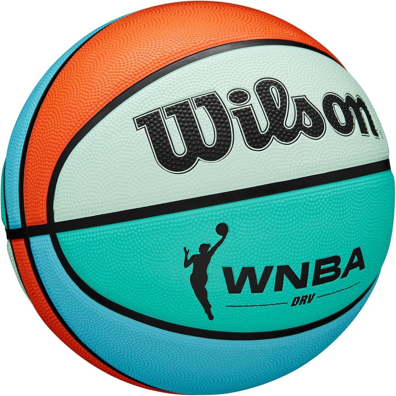 Wilson WNBA DRV kosárlabda 6-os méret narancssárga-türkiz, mély barázdákkal