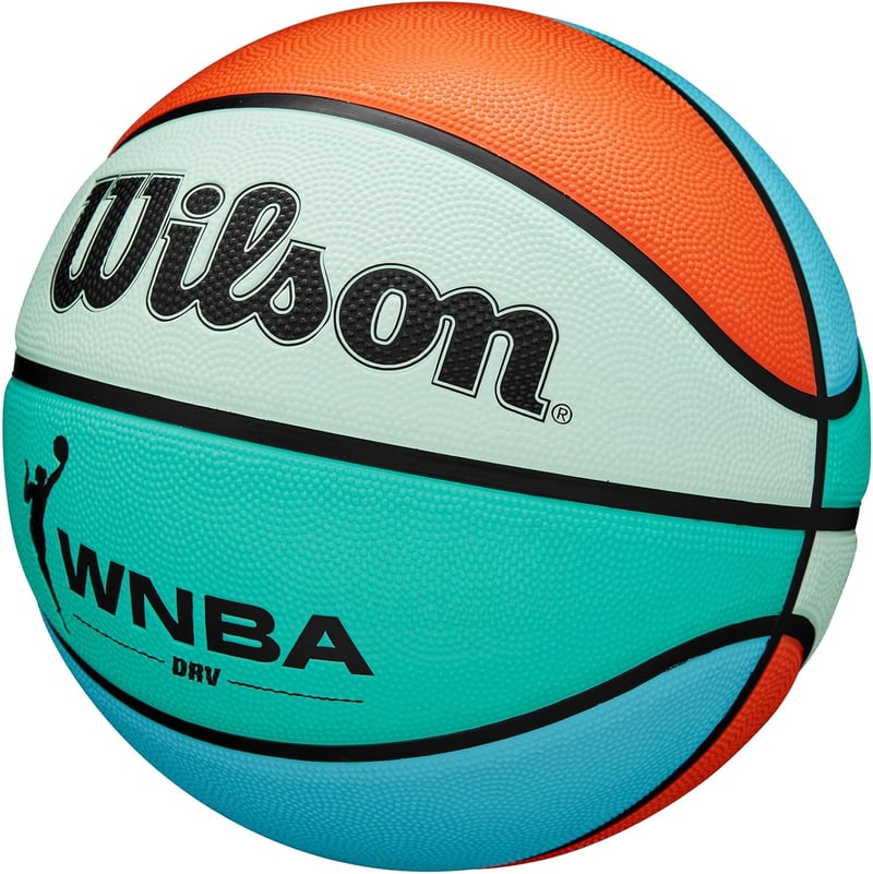 Wilson WNBA DRV kosárlabda 6-os méret narancssárga-türkiz, mély barázdákkal