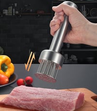 Wilsonzin nerezový zmäkčovač mäsa s ihlami, ručný nástroj na naklepávanie steakov, kuracieho, rybieho a hovädzieho mäsa 5