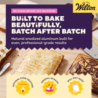 Obdĺžniková hliníková forma na pečenie Wilton Performance 28x38x5 cm – Rovnomerný rozvod tepla, na pečenie tort, zapekaných pokrmov a pizze 6