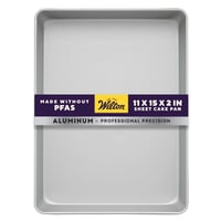 Obdĺžniková hliníková forma na pečenie Wilton Performance 28x38x5 cm – Rovnomerný rozvod tepla, na pečenie tort, zapekaných pokrmov a pizze 1