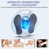Wilwish EMS lábmasszírozó vérkeringés stimulátor USB töltéssel 2