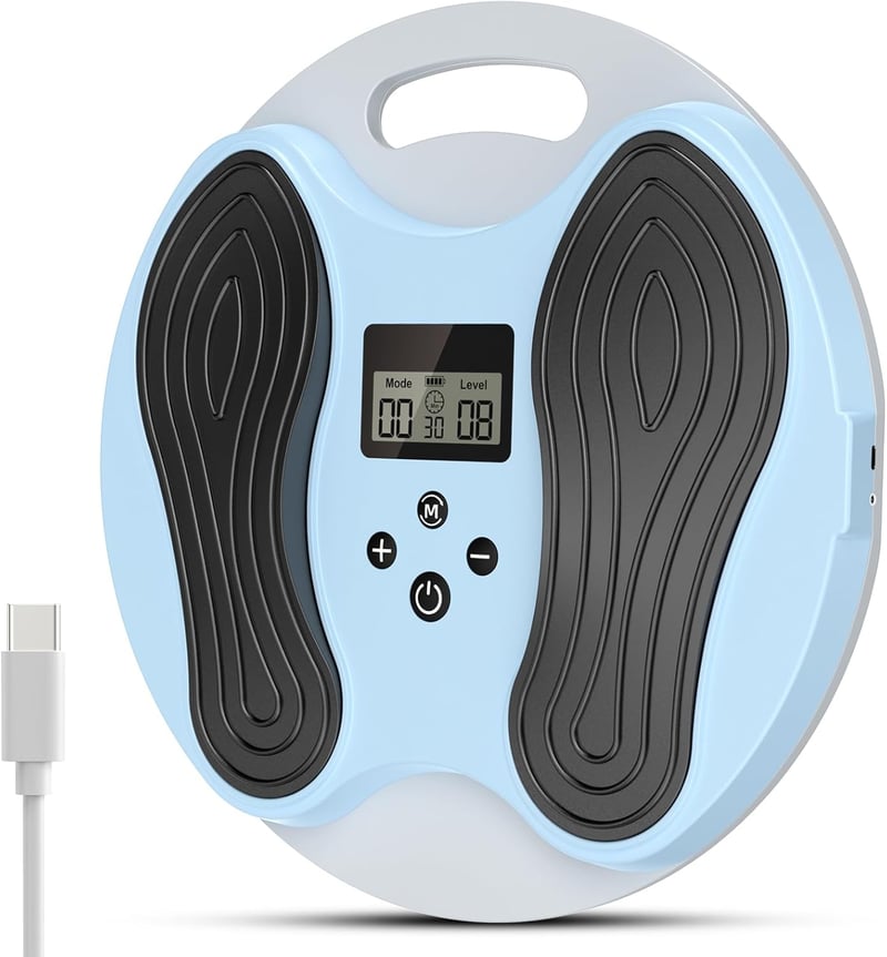 Wilwish EMS lábmasszírozó vérkeringés stimulátor USB töltéssel