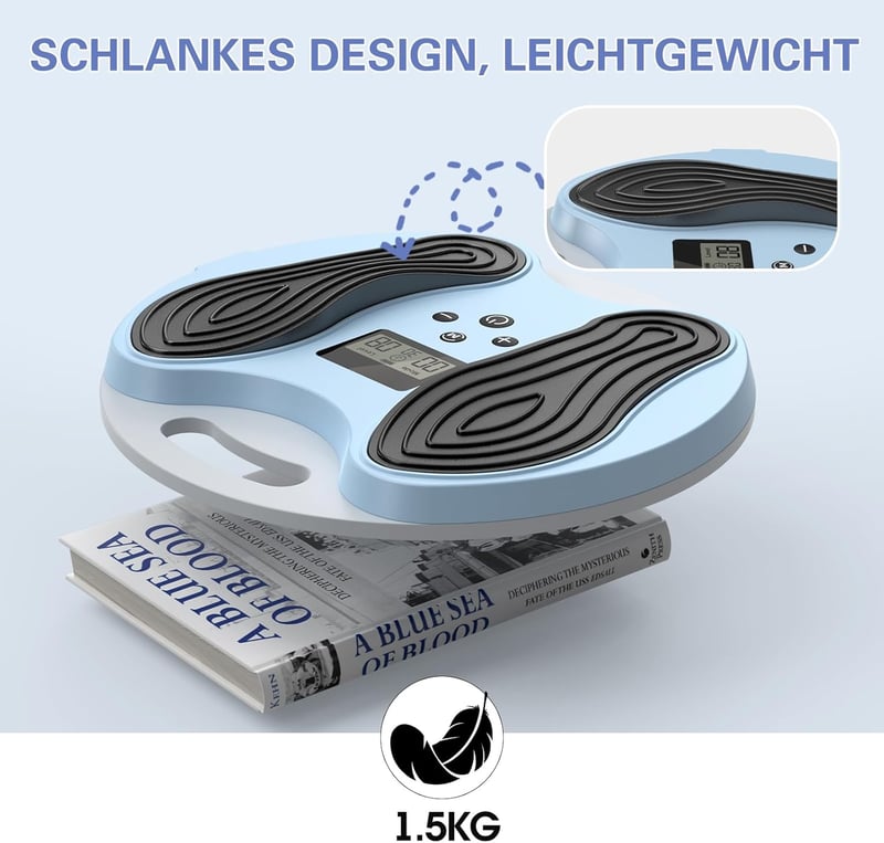 Wilwish EMS lábmasszírozó vérkeringés stimulátor USB töltéssel