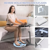 Wilwish EMS lábmasszírozó vérkeringés stimulátor USB töltéssel 3