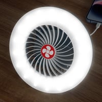 WIMIRIL 4400mAh USB Kemping Lámpa 54 LED Ventilátor Mágneses Akasztóval 1