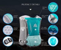 Win.Deeper 5L Ultralight Hidratációs Hátizsák Futáshoz Kerékpározáshoz Túrázáshoz 3