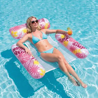 Saltea gonflabilă pentru piscină Wincany cu 3 tuburi și design anti-răsturnare, șezlong plutitor pentru adulți, accesoriu de vară 4 în 1 pentru plajă 1