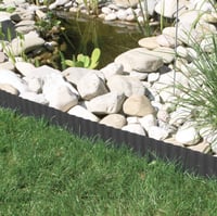 Windhager antracitový záhonový a trávnikový obrubník 9 m x 20 cm, 500 g/m² – Lemovanie trávnika, záhradný obrubník 3