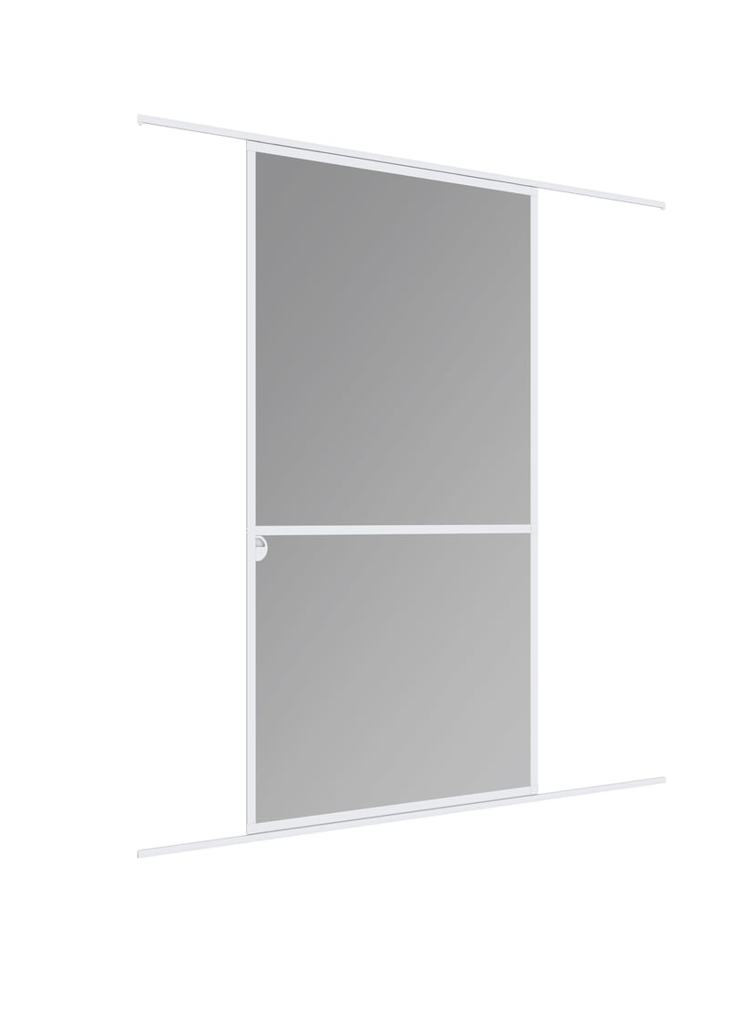 Windhager Expert klizna mreža za vrata, aluminijski okvir, 120x240 cm, bijela