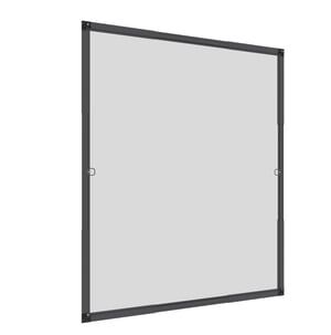 Plasă de insecte pentru fereastră Windhager Flexi Fit, cadru telescopic fără tăiere, 100x120 cm, antracit