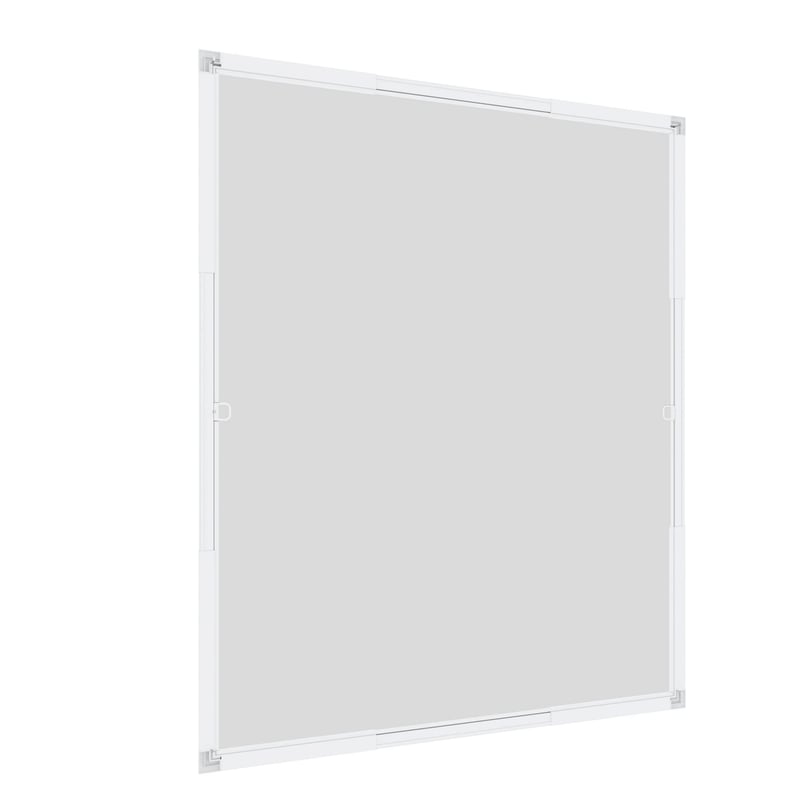 Windhager Flexi FIT sieťka proti hmyzu na okno 100x120 cm biela, teleskopický rám bez použitia náradia 03629