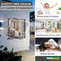 Windhager Flexi FIT sieťka proti hmyzu na okno 100x120 cm biela, teleskopický rám bez použitia náradia 03629 2