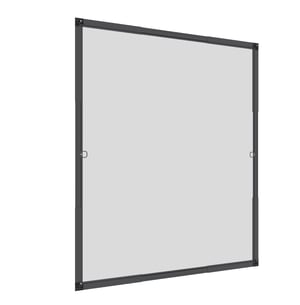 Plasă de țânțari pentru fereastră Windhager Flexi Fit, 130x150 cm, cadru telescopic, antracit, fără găurire — mică ruptură în plasă (stare: vezi imaginea nr. 2)