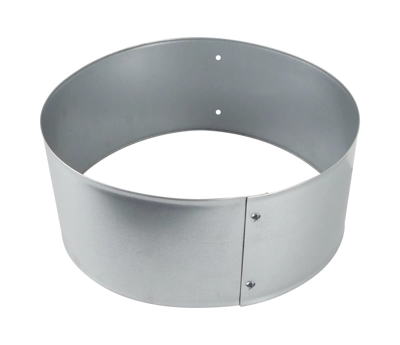 Súprava drevených obrubníkov Windhager, variabilná, záhonová obruba, okraj na kosenie, 3 nastaviteľné veľkosti: Ø 35/53/70 cm, 07459, pozinkované