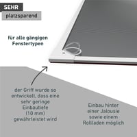 Magnetická sieťka na okná Windhager 100 x 120 cm biela 5
