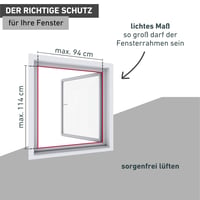 Magnetická sieťka na okná Windhager 100 x 120 cm biela 4