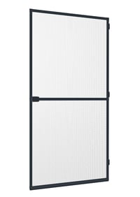 Dverová sieť proti hmyzu Windhager Rhino, hliníkový rám – antracitová – 100x210 cm 1